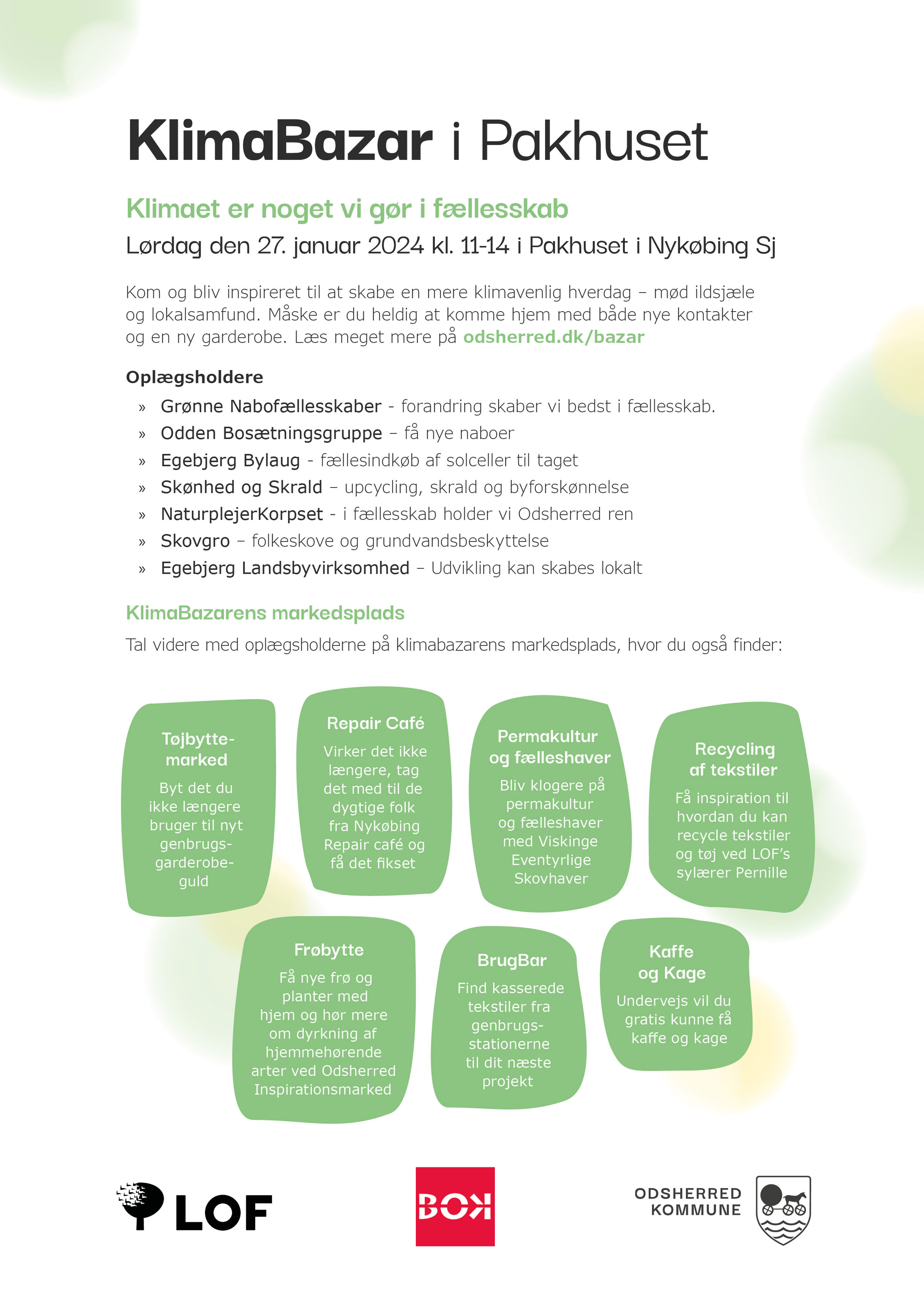 KlimaBazar i pakhuset 27. januar